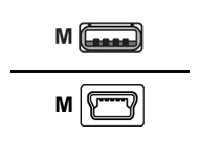 Cisco USB-Kabel - USB (M) bis Mini-USB, Typ B (M)