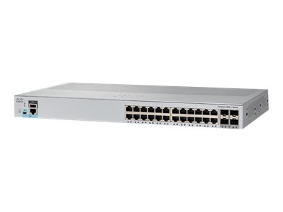 Cisco Catalyst 2960L-24TS-LL - Switch - managed - 24 x 10/100/1000 + 4 x Gigabit SFP (Uplink)