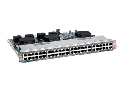 Cisco Catalyst 4500E Series Universal PoE Line Card - Switch - 48 x 10/100/1000 (PoE)