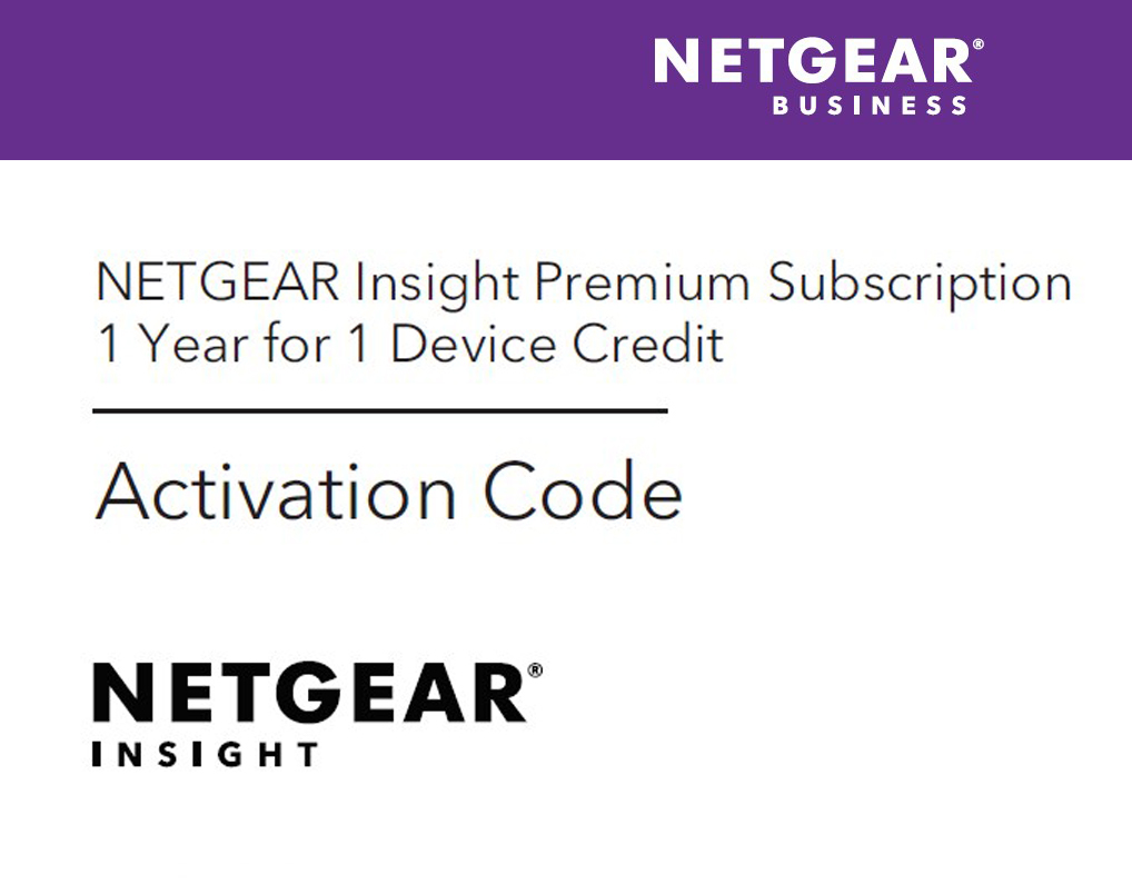 Netgear Insight Premium - Abonnement-Lizenz (1 Jahr)