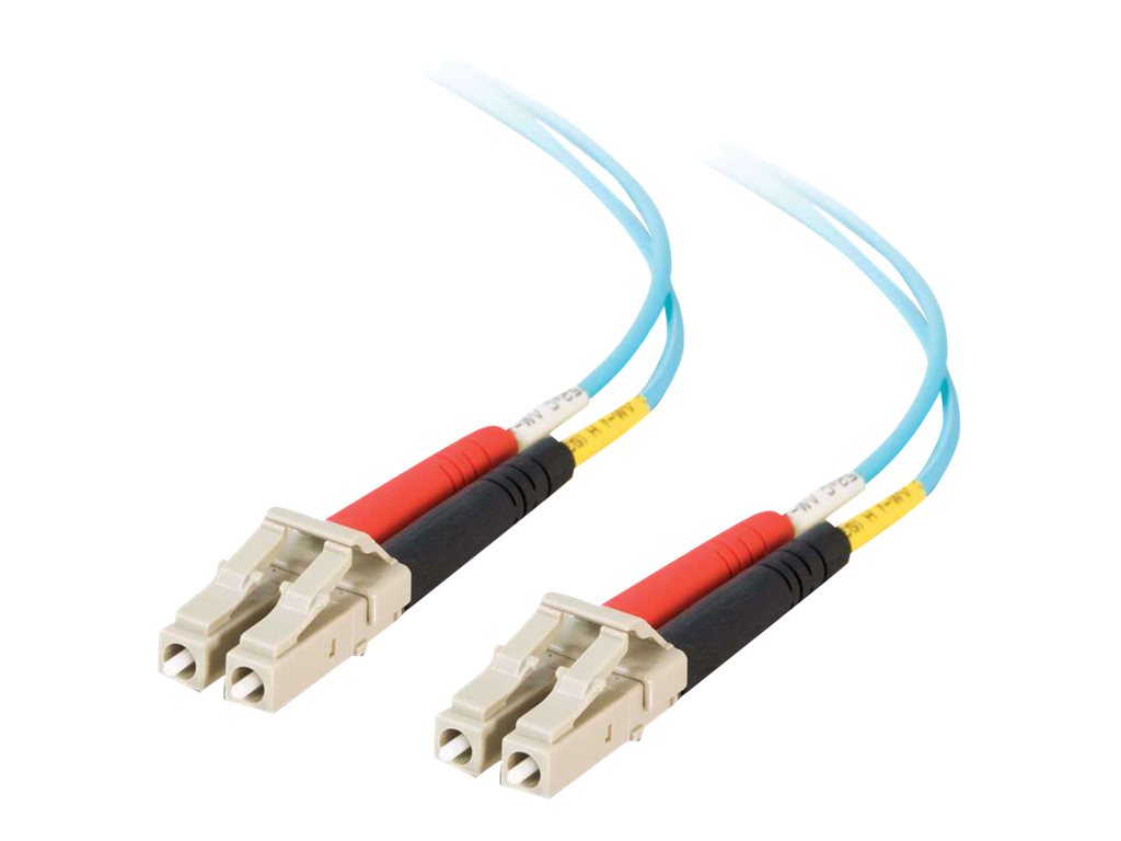 Cables To Go LC-LC 10Gb 50/125 OM3 Duplex Multimode PVC Fiber Optic Cable (LSZH)