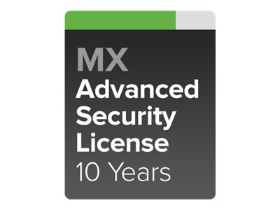 Cisco Meraki Advanced Security - Abonnement-Lizenz (10 Jahre) 