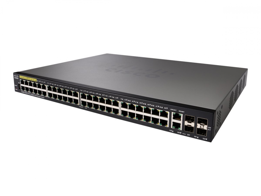 Cisco Small Business SG350-52MP - Switch - L3 - managed - 48 x 10/100/1000 (PoE+) 