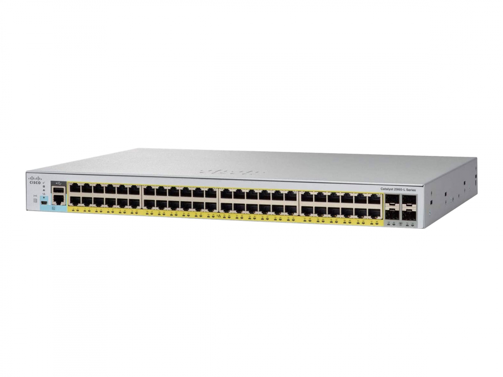 Cisco WS-C2960L-SM-48TQ Switch 