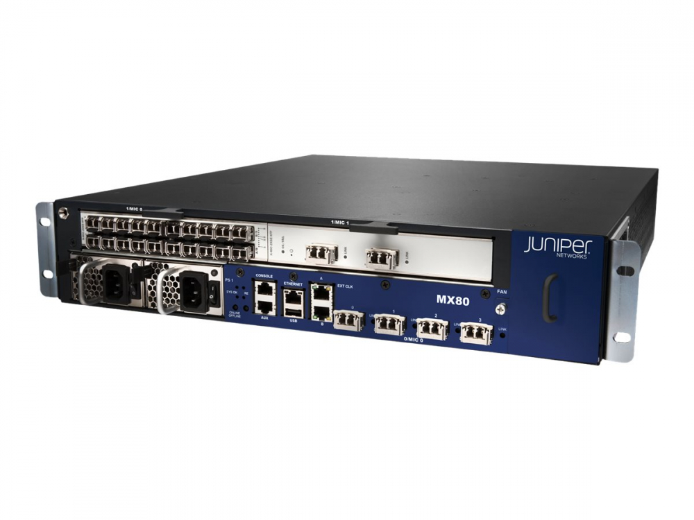 Juniper MX-series MX80 - Router - 10 GigE 
